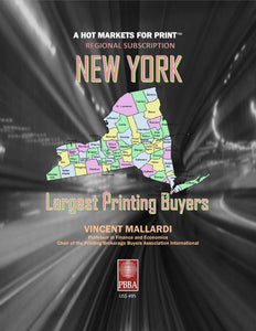 HOT MARKETS New York State Largest Printing Buyers by Vincent Mallardi